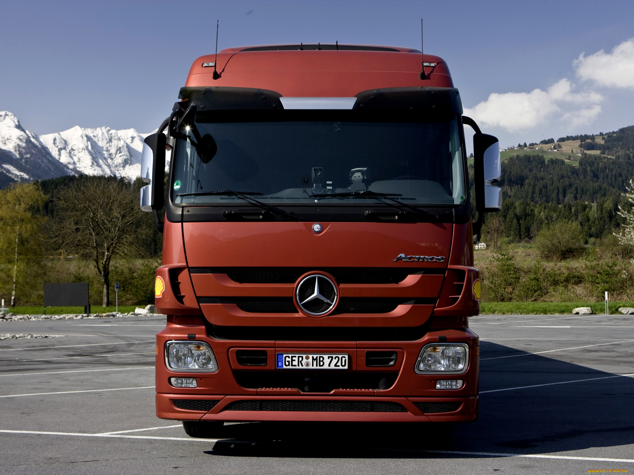 , mercedes, trucks, 